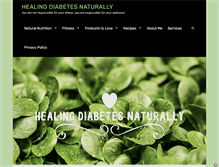 Tablet Screenshot of healingdiabetesnaturally.com